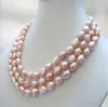 genuine pink pearls