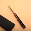 Flipper folding kniv D2 Stone Wash Blade Rostfritt stålhandtag Bollbärande snabböppningsknivar EDC -växel