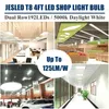 Сток в США + 4FT LED TUBE 22W 28W холодно белый 1200 мм 4 фута SMD2835 96PCS / 192 шт. Супер яркие светодиодные люминесцентные трубки AC85-265V UL