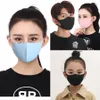 IJs zijde masker kinderen volwassenen stofdicht wasbaar herbruikbaar gezicht mond cover outdoor sport gezichtsmaskers met opp zak pakket OOA81766