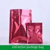 1000 adet 6 * 8 cm Parlak Mylar Folyo Zip Kilit Paketleme Çanta Örnek Güç Kahve Çay Paketi Hediye Ambalaj Torbalar Çanta