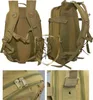 Sport extérieur sport militaire d'escalade Tactical Mountaine d'alpinisme 3d Camping Randonnée Trekking Rucksack Travel Sac