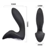 Man Prostata Massager Fjärrkontroll Anal Vibrator Silicone Butt Plug Sexleksaker för kvinnor Män Mässator Analsexprodukter för par