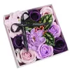 Giorno Rose di San Valentino a mano Maestro Fiore Gift Box per la casa Giardino Parte festa decorazioni artificiale Rose Sapone Fiore AB