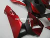 Injeção moldada ABS Fairings de plástico para Honda CBR600RR 03 04 Vinho Vermelho Black Feeding Kit CBR600RR 2003 2004 JK21