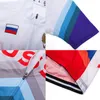 2019 pro equipe rússia verão camisa de ciclismo 9d conjunto babador mtb uniforme vermelho roupas bicicleta secagem rápida wear ropa ciclismo gel pad1546721