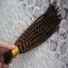 capelli umani per intrecciare alla rinfusa senza accessorio 100G capelli afro crespi alla rinfusa 25 cm-65 cm capelli intrecciati afro ricci crespi alla rinfusa