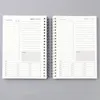 Manuel Zaman Planlama Dizüstü Bilgisayar Gündemi Dergisi Günlük Hafta Aylık Planlayıcısı 32K Kraft Kağıt Kapak İş Verimliliği Haftalık ve Aylık Kitap