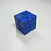7 colori Infinity Cube Mini Cube Giocattoli Bambini Magic Cube Blocchi Adulti Ansia Ansia Toy Stress Sollievo Decompressione Giocattoli CCA11481 120PCS