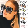 Vente en gros-Mode Femmes Style Vintage Lunettes de Soleil Miroir Carré Lunettes de Soleil à Monture en Plastique Nouvelles Lunettes de Soleil Miroir Carré