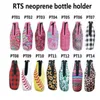 330ML Beer Bottle Cooler Sleeve Design Neoprene Zipper Sleeve Stitched Insulated Beer Bottle Covers with Bottle Opener