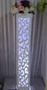 Decoration 115*20*20cm Luxury Party Decoration Wedding Carved Pillar Half Carving Design Wedding Road Lead Stand With Led