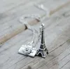 Moda argento tibetano fotocamera / Torre Eiffel Charms Statement Collana pendenti gioielli fai da te per donna uomo regalo - 61