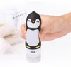 Bottiglie di lozione cosmetica per shampoo pinguino orso bottiglia vuota in silicone Dispenser per lozione per gel di silice da viaggio per liquidi da viaggio TSA