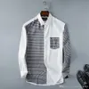 Herren Luxushemden Mode Bienen bestickt Long Sleeve Shirts Marke Classic Classic Turn Down Hals Business Tops1451988334
