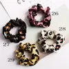 Hair Scrunchie Bands Streamer Accessories Women Girl Ponytail Holder Elastic Scrunchies Ropes leopard head Scarf Hair Ties 50pcs F307F