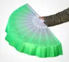 20pcs Party Supplies Arrival Chinese Dance Fan Silk Weil 5 Colors Available For White fan bone Wedding Party Favor T2I5658