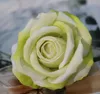 10 Uds. De cabeza de flor de rosa de pelusa Artificial de colores mezclados de 8cm para boda, fiesta, hogar, flores decorativas