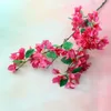 Fausse fleur de bougainvillier à longue tige (3 tiges/pièce) 37.4 "longueur Simulation Triangle fleur pour la décoration florale de mariage à la maison