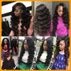 Ishow Brazilian Loose Deep Human Hair Bundles with Closure Kinky Curly Straight 34 PCS with Lace Frontal Peruvian Body For Women 17649173