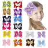 Unicorn Glitter Hair Bows Clips Accessories for Girls Kids Hairpins Fairy Wing Clip Barrettes Party Outfit Headwear