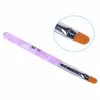 NA026 7pcs Pennello per nail art Penne acriliche Gel UV fai-da-te Smalto per unghie Pennelli per disegno Set di strumenti per manicure