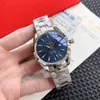 Nieuwe Aqua Terra 150M Miyota 8215 automatisch herenhorloge blauwe getextureerde wijzerplaat stick markeringen stalen armband 231 10 42 21 03 003 Puretime 207J