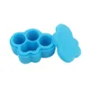 10 pièces Lot antiadhésif forme de nuage Silicone conteneur pot cire Dab boîte insectes joint d'huile pot 22ML219U