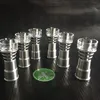 Titanium Nail ferramenta dabber 4 em 1 Domeless Universal Titanium GR2 Nails para o Sexo Masculino Feminino 14mm 18mm Acessórios Bong Conjunta prato de Quartzo