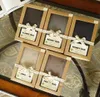 22*14*4.3cm Kraft paper gift box package with clear pvc window candy favors arts&krafts display package box scarves b
