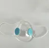 Máscara facial transparente com válvula PP Máscara clara com válvula de respiração dupla Anti-poeira Máscaras laváveis ​​surdos Máscaras de designer GGA3538-4