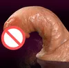 Mjuka silikon flexibla dildo sexleksaker för kvinnor, konstgjorda stora penis kvinnliga onani, vuxna produkter