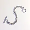 Fashion-p quality 316L stainless steel chain with OL Clasps with nose shape length chain 17cm Bracelet Women jewelry PS7254