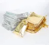 7x9 9x12 10x15 cm 13x18 cm Ayarlanabilir Takı Ambalaj Çantası Altın Gümüş Renk İpli Çizebilebilir Organze Çanta Düğün Hediyelik Çanta Çanta Torbalar