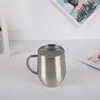 12OZ Egg Mug Wine Glasses Wine Tumbler with Handle Double Wall Stainless Steel Vauum Insulated Cups Coffee Mug