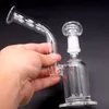 Mini Oil Rigs Bong in vetro Narghilè Bubbler Tree Arm Percolatore per fumatori Altezza Tubi d'acqua Bong