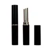 7.1mm Oblique Lipstick Tube Black Color Empty DIY Lip Balm Containers Makeup Refillable Bottles Fast Shipping F2462