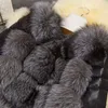 Kobiety Jesień Zima Moda Faux Fur Pu Płaszcze Z Długim Rękawem O-Neck Buttons Panie Casual Ciepły Odzszeniowy Rozmiar S-3XL 6Q2401