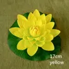 30pcs 18cm artificial lotus flower water lily wedding fish tank features decoration