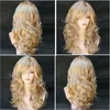 2020 Amazon Популярные европейские и американские парики Wig Wig Hair Multi -Rolor Long Curly Hame Chemical Headgear8846467