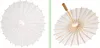 32pcs parasols de mariage nuptiale Parapluie en papier blanc 5 diamètre: 20,30,40,60,84cm Mini artisanat chinois parapluie décoration de faveur de mariage