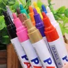 12 pcslot OilBased Metallic markerpen glass metal wood rubber stone plastic paper vinyl leather canvas Fine Point Paint Marker8795826