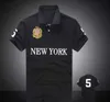 Mode-hög kvalitet poloshirt män kort ärm t-skjorta varumärke London New York Chicago Polo Dropship billigt 6612ESS