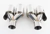 1 PCS In 60mm Out 90mm Stainless Steel Universal Exhaust Muffler Pipes M Performance Car Back Tips System