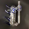 Mini recycleur verre eau Bong verre Bongs conduites d'eau barboteur tuyaux eau Bongs percolateur verre artisanat 14mm joint narguilés