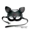 Cosplay couro bdsm vizor festa máscara de raposa adultos jogos abertos brinquedo restrições eyepatch para baile de máscaras carnaval bondage sexo olho 42842276