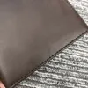 2018本物の革の男性財布茶色のメンズウォレットコインポケットカードホルダー付きギフトボックス高品質264g