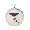 Charme roestvrij staal parfum bat patroon ketting accessoires aromatherapy holle hanger