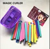 Moda bendy rolos flexi hastes 42 pçs/set 7 estilos diy hastes de ondulação do cabelo rolo de cabelo mágico hastes flexíveis macias para rolos de espuma de cabelo