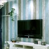 Yazi Beautiful Rustic Self Adhesive Stripe Faux Wood Light Blue Wallpaper Roll Living Room Bedroom Wall Paper for Baby